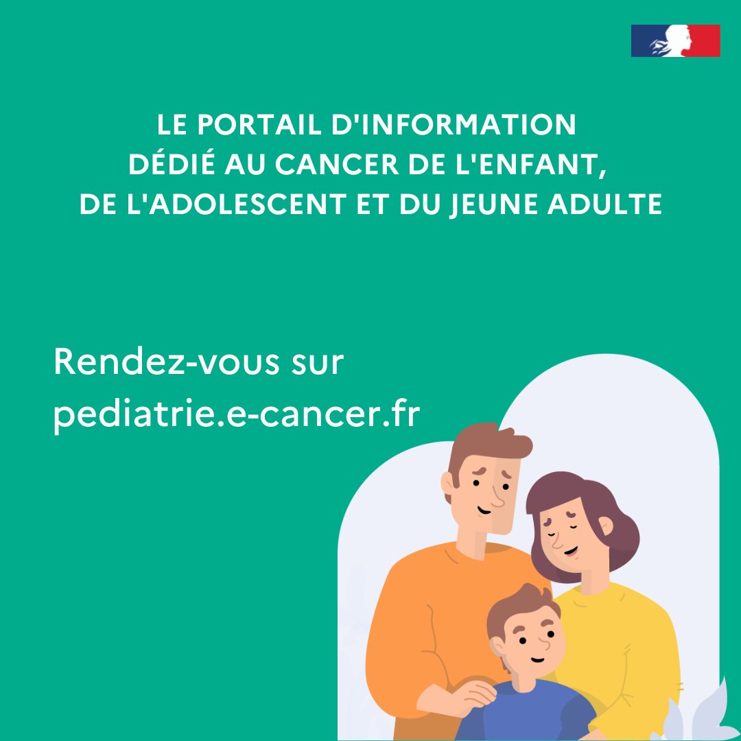📌Parents d'enfant atteint de #cancer, pour répondre à vos questions et vous orienter, consultez le portail d'infos dédié aux cancers de l'enfant, de l'AJA : pediatrie.e-cancer.fr