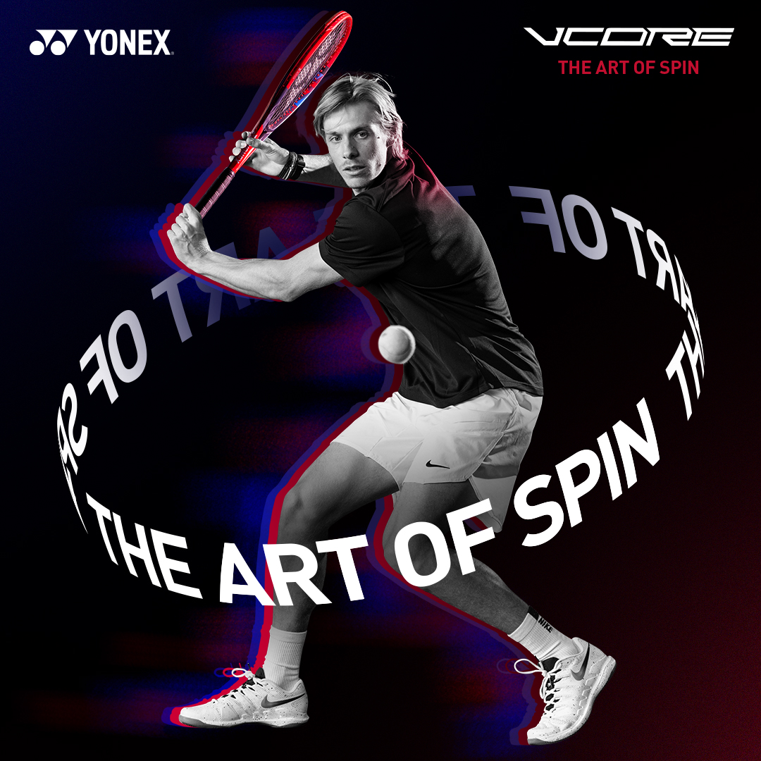 Denis Shapovalov x 7th-Generation VCORE #yonextennis #yonex #TeamYonex #07vcore #TheArtOfSpin