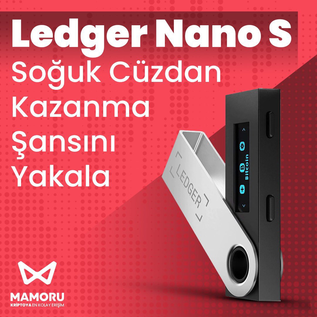Takipçilerime özel <a href="/MamoruTurkey/">Mamoru Türkiye</a> den 1 kişiye çekiliş ile Ledger Nano S Hediye 🎁

✅ Katılım şartı: 
<a href="/MamoruTurkey/">Mamoru Türkiye</a> i takip et ve bu tweeti RT yap

Çekiliş zamanı: 3 Mart Cuma

Herkese bol şans 🙏🧢