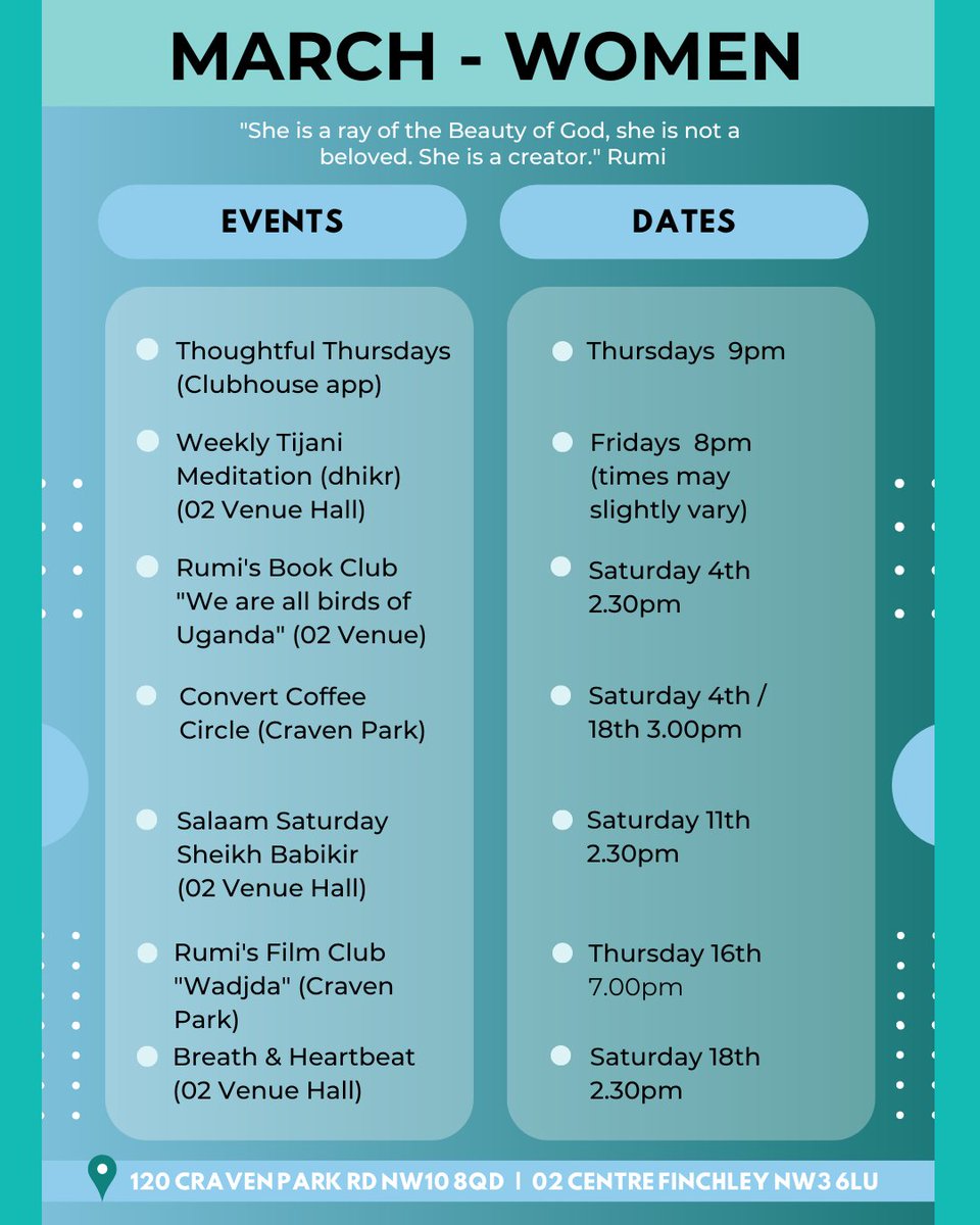 Events For Women's Month At Rumi's - mailchi.mp/rumis.org/eidd…