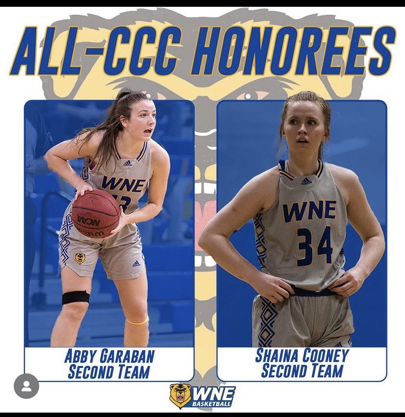 Congratulations to our sophomore Shay Cooney &amp; Senior Captain Abby Garaban!!! Both members of the GoldenBears have received All Conference second team honors this season! You both deserve it, congrats ladies!🐻❤️‍🔥