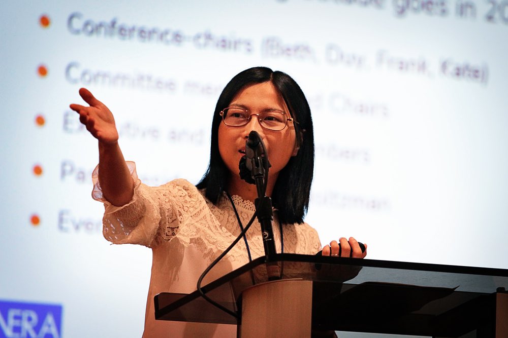 NERA is grateful to Past-President Nina Deng, for her leadership and service to the organization as President in 2021-2022! 🥳

📸 @brantastic 

#NERA #highereducation #research #conference #inpersonconference