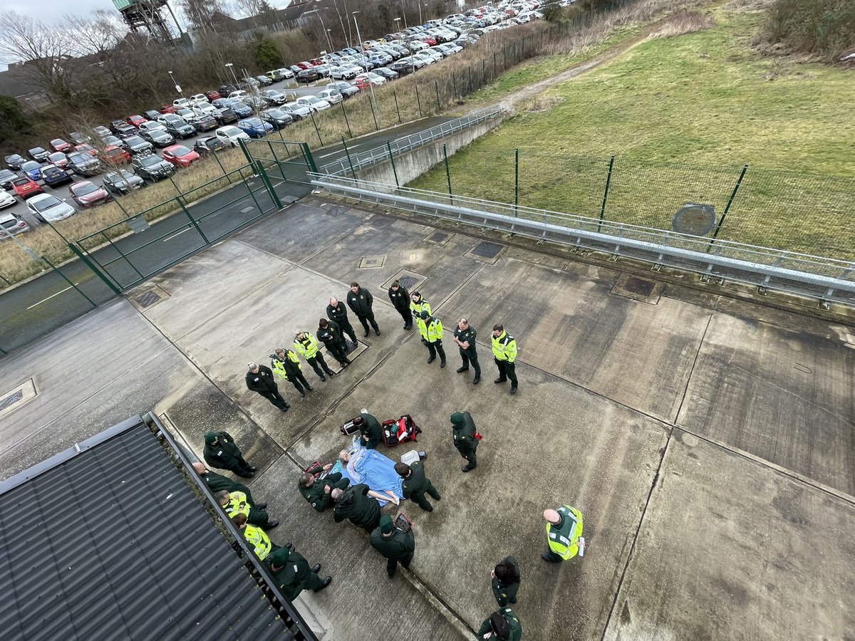 ianbinnington's tweet photo. Another awesome day with 22 North-East Wales Locality Paramedics attending for our Paramedic focused CPD day. Great interaction and a focus on all things ‘HOT’.@MarkandFfi @WelshAmbulance @brynmt1971 @jasonkillens @AndySwinburnQAM @Worthymedic https://t.co/zRKmmXDea3