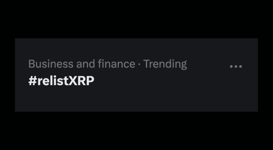 UpholdInc's tweet photo. #relistXRP? 

#XRP is listed &amp; available NOW on Uphold 😎 https://t.co/fZeKJIS8sO