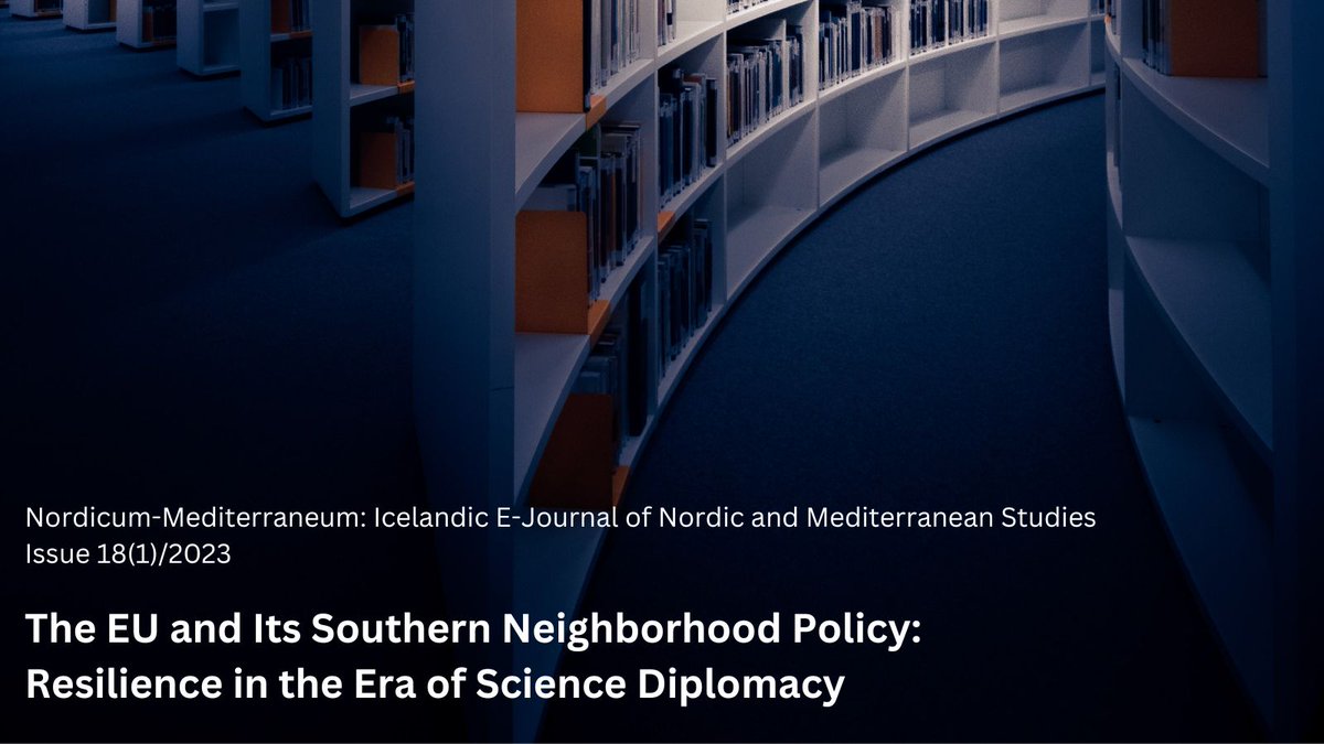 glad to share my latest 🇪🇺 #SouthernNeighbourhood #sciencediplomacy publication:  wp.me/p6DS6R-3IF 

#sciencediplomacy #scidip #EUstudies #ENPSouth #EUResearchArea #ResearchImpactEU #EUGlobalApproach