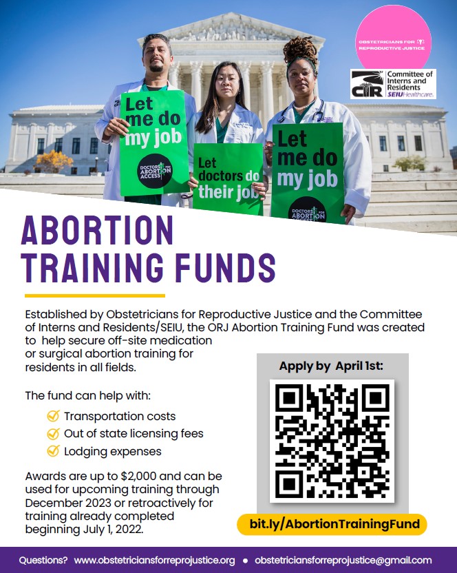 🚨 NEWS: We will fund ANY RESIDENT who needs to leave their state to receive abortion care training. APPLY NOW! 👇 @cirseiu @acog @AmerAcadPeds @aafp @AmCollSurgeons @APApsychiatric @AmerMedicalAssn