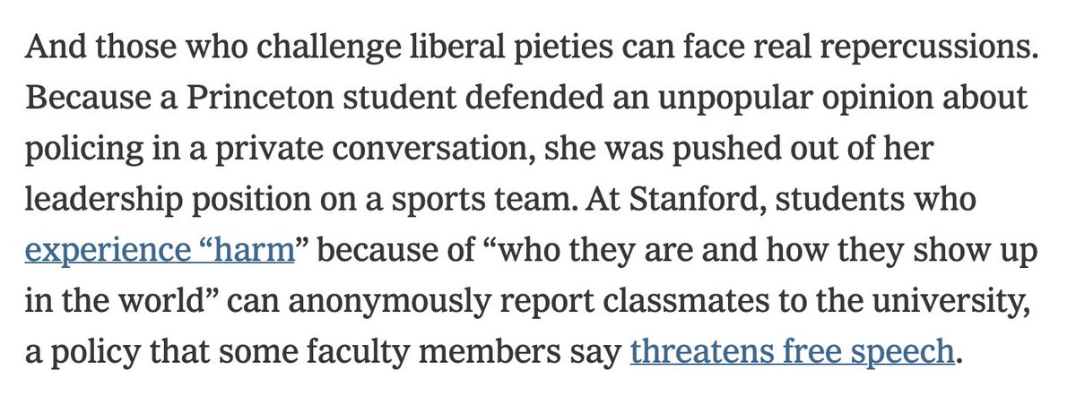 profgalloway's tweet photo. Eviscerating letter from Princeton senior about how rampant progressivism — such as starting classes with preferred pronouns &amp; land acknowledgments — is pushing moderate students to the right &amp; creating conservative firebrands
https://t.co/KilMIDN8bt https://t.co/O5ceUvDJv0