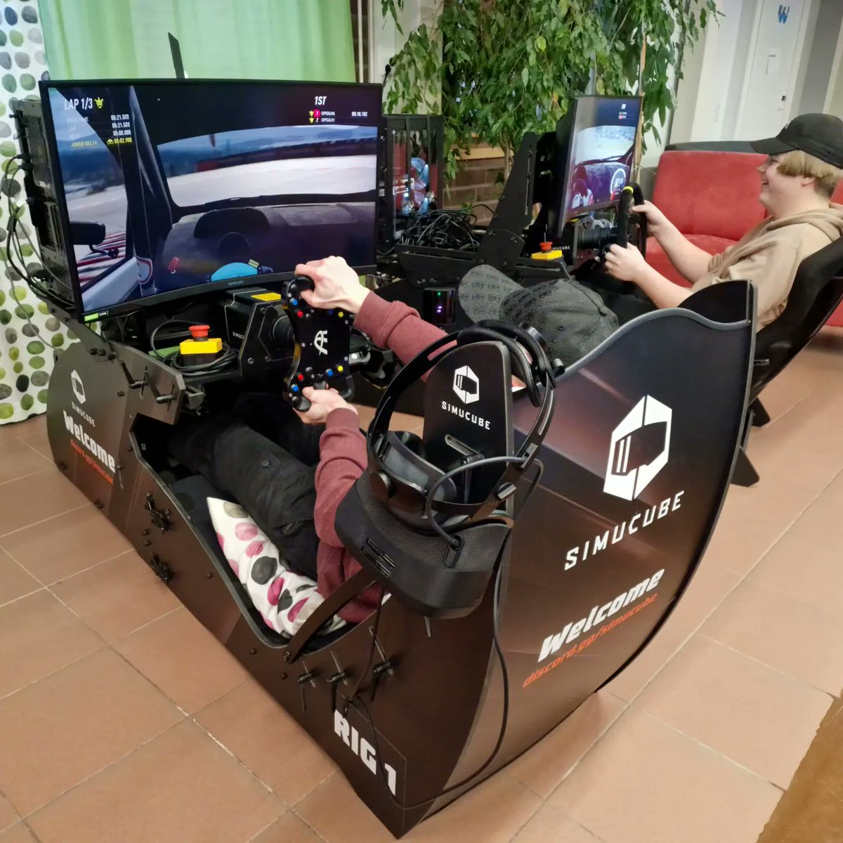 OPGG_FI's tweet image. Yesterday @OlliPahkala was also doing some important youth work by introducing sim racing to younglings in a small city of Pyhtää, hosted by Pyhtään Mopopaja. Guys were quite excited, thanks for having us!

#simracing #simracingfi #simracinghardware #simracingcockpit