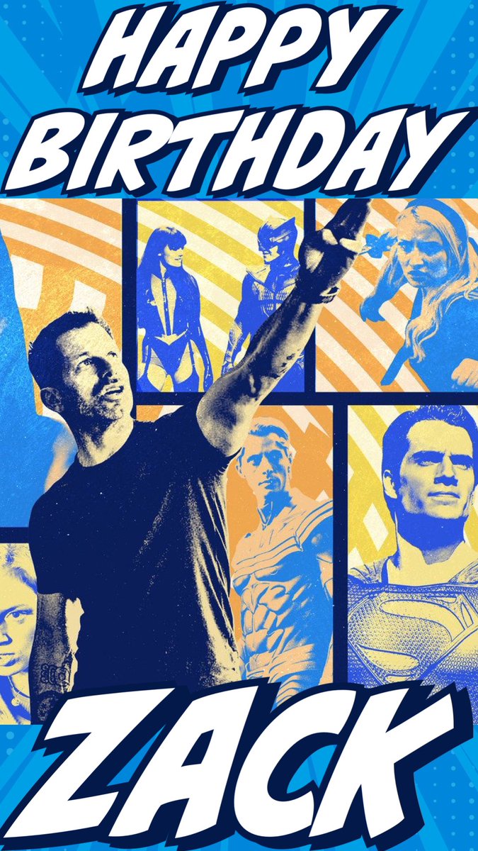 TheFlashTalk's tweet image. Happy Birthday @ZackSnyder