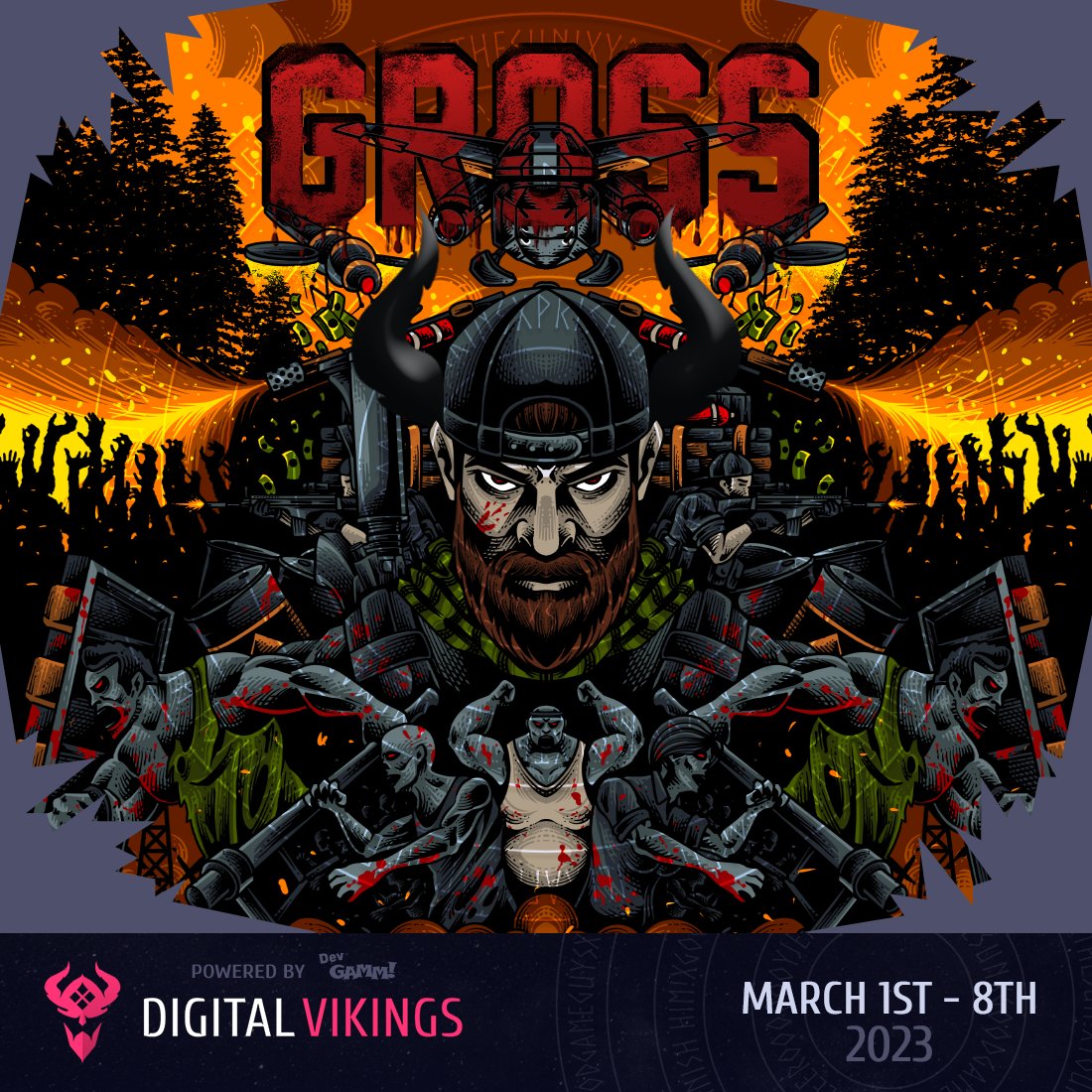 GROSSthegame's tweet image. For the next 7 days, GROSS is 25% off.

Check out GROSS and other great games at #DigitalVikings by @DevGAMM.

store.steampowered.com/curator/390360…