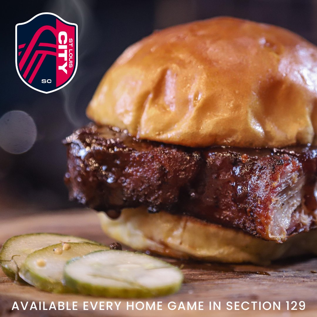 Flame-Seared Pork Steaks are NOT just available at the STL City SC, but...are for all the fans at either the Belleville or STL Grove location EVERY day we are open.  
#porksteak  ❤️ #stlbbq  #stlcitysc  #bbq #smoke  #downtownstl #thegrovestl  #soccerislife #explorestl