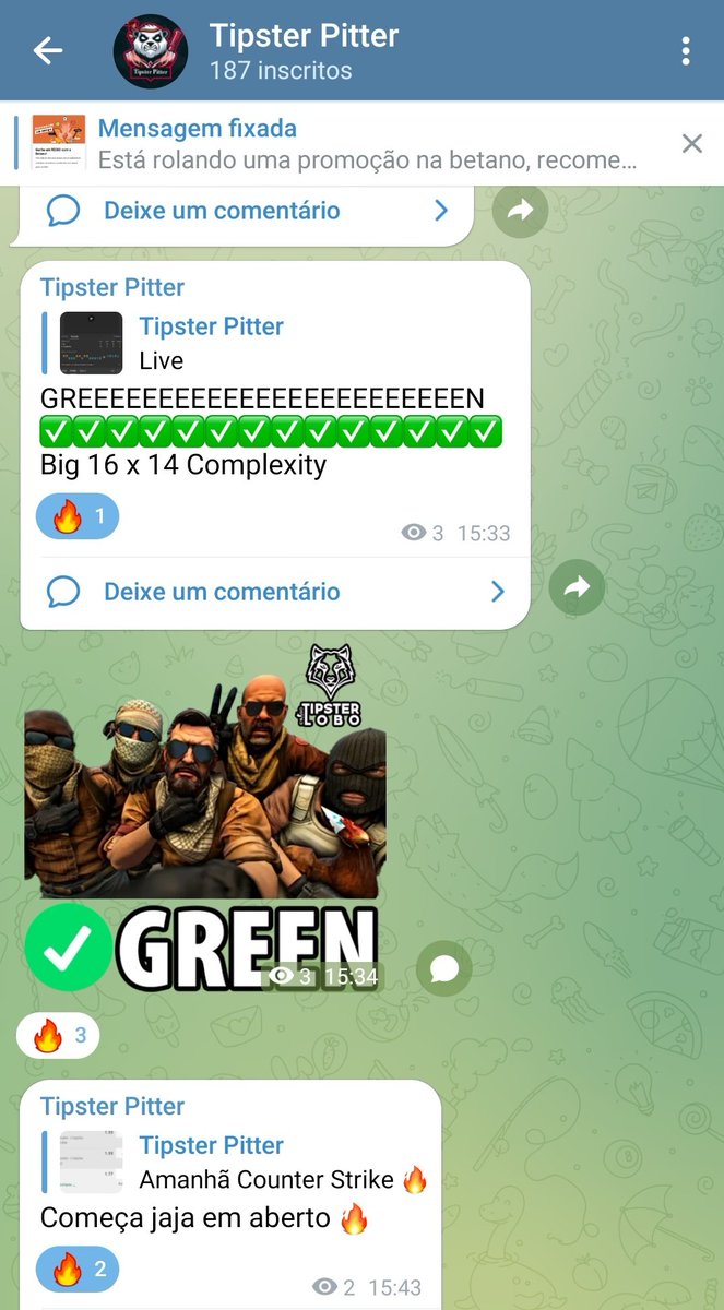TipsterPitter's tweet photo. Trazendo Counter Strike nesta tarde grupo grátis colem 
Telegram: https://t.co/dClZcC4QIK

#bet365 #apostas #furia #Imperial #csgo #nba #betano #brasil https://t.co/e5wtx47tgI