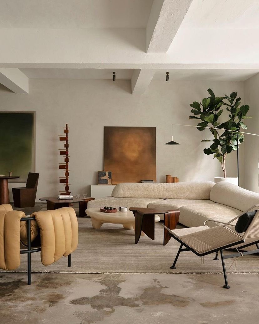 NATALIALABEL's tweet image. The shapes, colours and textures in this home. Crème de la crème.