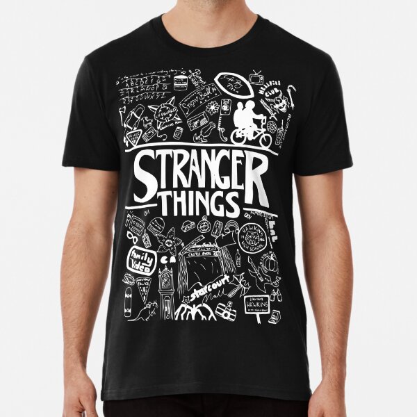 CreationsWonkey's tweet photo. It's taken months to get this up for sale but it has finally been approved  as part of the #fanart programme!
Better still it is 20% off today!
https://t.co/JWwPtACTUY 
#strangerthings #redbubble #findyourthing https://t.co/PitWAtAyfT
