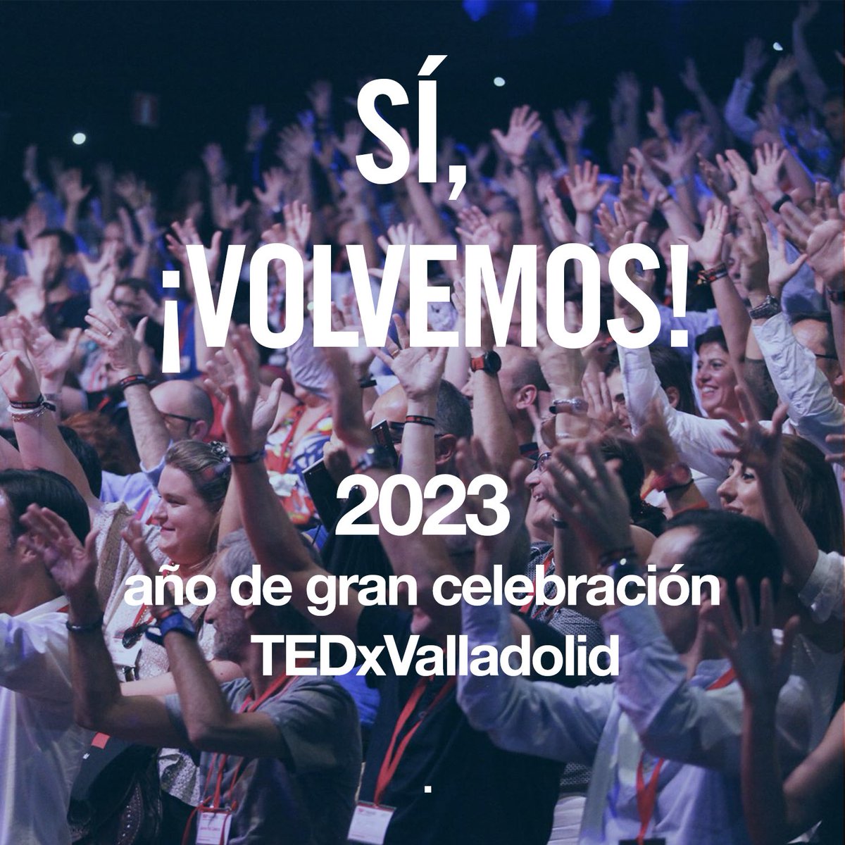 ¡¡ESTAMOS DE VUELTA!!

2023 … ¡Prepárense que despegamos! 🚀 Primera estación 1 de abril 

tedxvalladolid.com
#TEDxValladolid #TEDxValladolidSalon #innovación #IdeasWorthSpreading #conocimiento #experiencias #debates