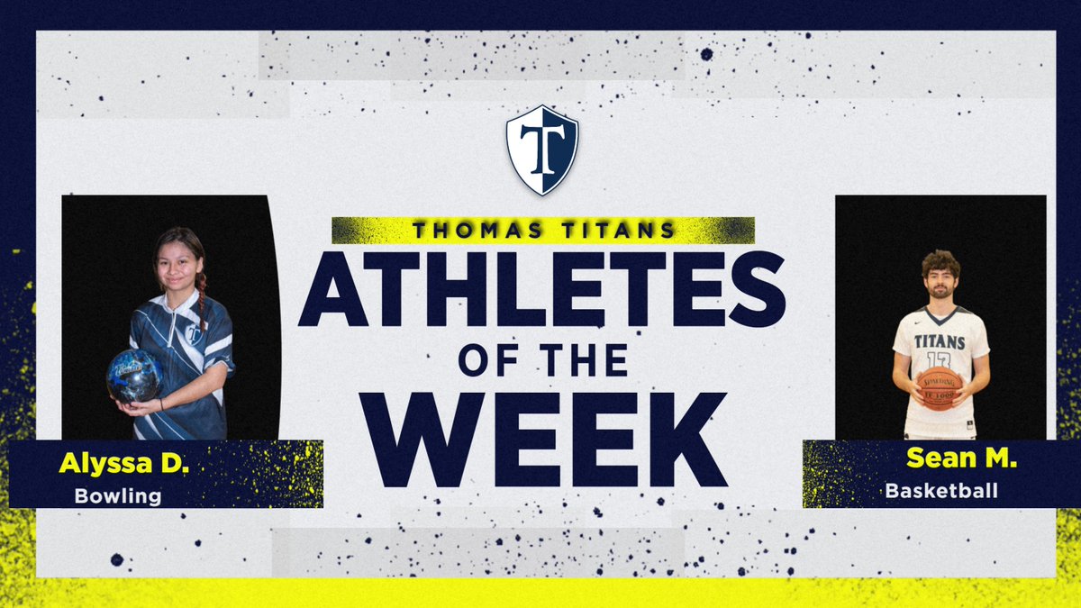Thomas Athletics (@thomasathletics) on Twitter photo Congradulations to our <a href="/ThomasTitans/">Webster Thomas HS</a> Athletes of the Week- Alyssa D(Bowling)&Sean M. (Basketball). Both were nominated by their coaches for their leadership and helping their teams improve throughout the season. Both are determined and calm under pressure. They lead by example. Congradulations to our <a href="/ThomasTitans/">Webster Thomas HS</a> Athletes of the Week- Alyssa D(Bowling)&Sean M. (Basketball). Both were nominated by their coaches for their leadership and helping their teams improve throughout the season. Both are determined and calm under pressure. They lead by example.