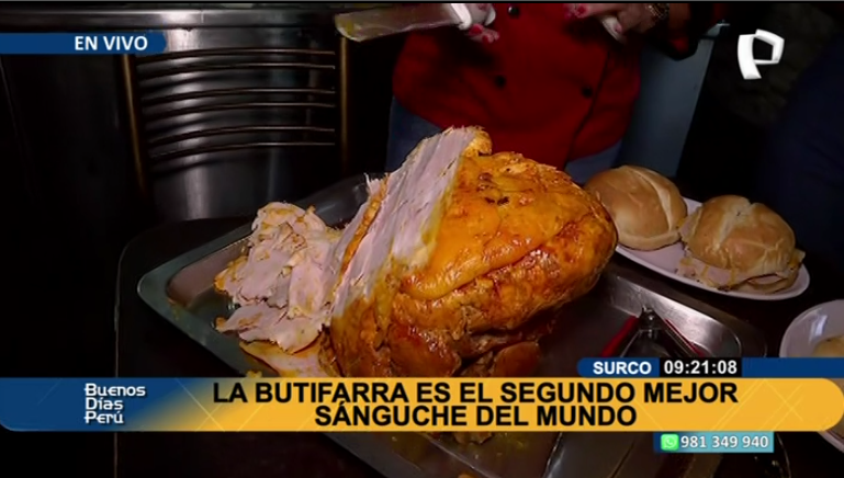 PTV_Noticias's tweet photo. #BDP #EnVivo | #BUTIFARRA ES ORGULLO PERUANO. Conozca la preparación de este delicioso sánguche que es el segundo más sabroso del mundo.
Míranos EN VIVO ► https://t.co/gj7lGwGLNU 
#PanamericanaTelevisión #NoticiasPanamericana #Surco https://t.co/FCEDr323wE