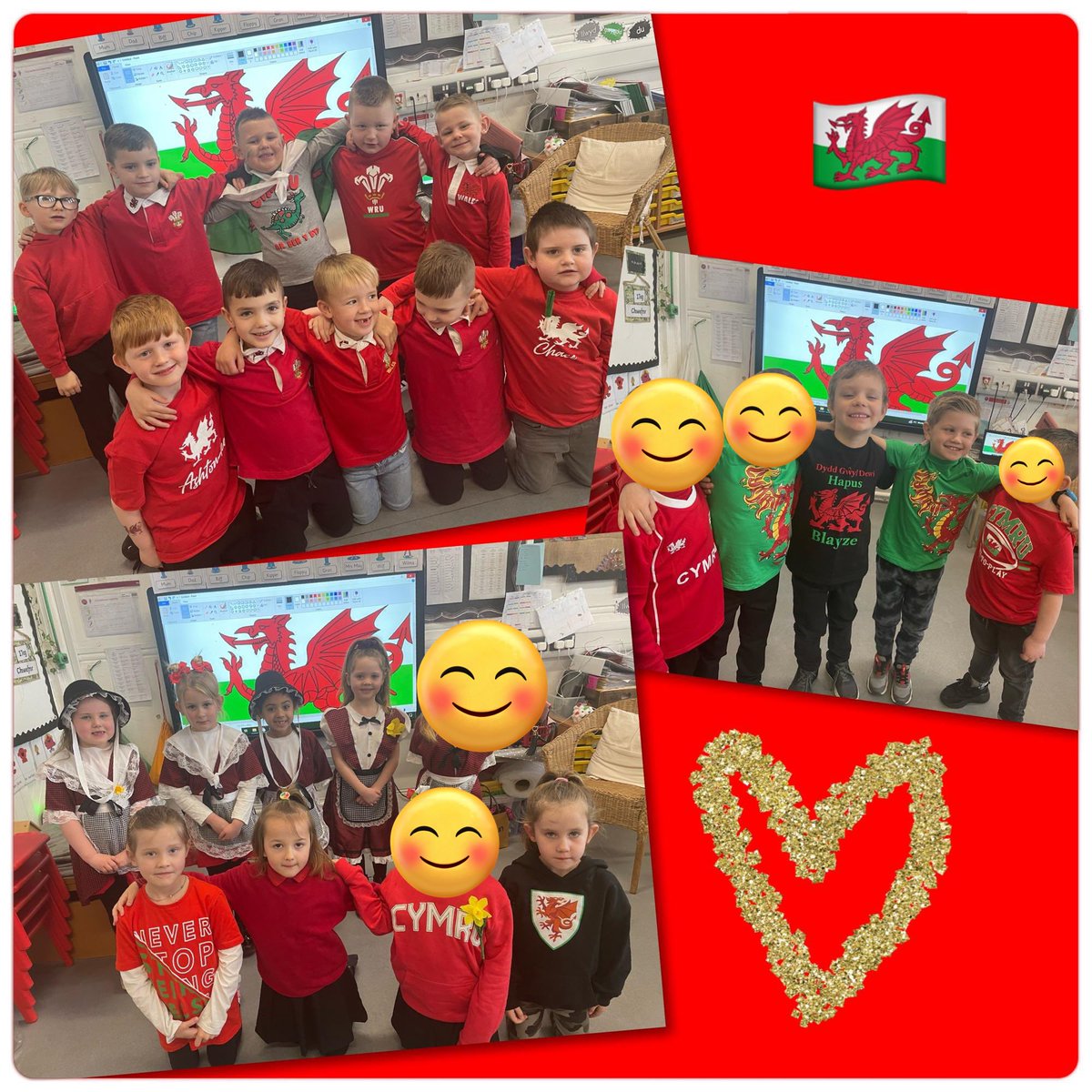 BubsyTownhill's tweet photo. Dydd Gwyl Dewi Hapus 🌼 🏴
Mrs Davies’ Year 1 class have had a wonderful few days celebrating St David’s Day! ❤️ #stdavidsday #tcsyear1 #TCSEA https://t.co/o64qNVB754