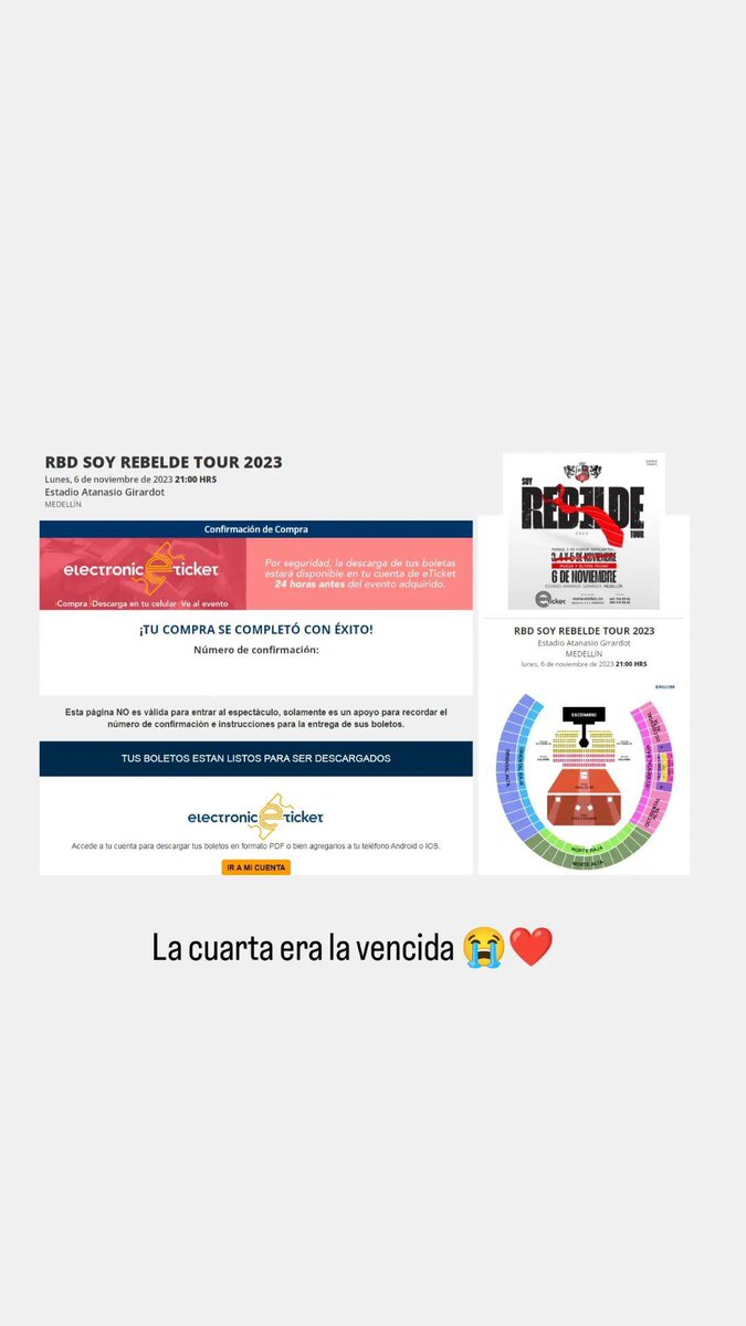 Luisa_Anj's tweet photo. Después 3 intentos y sin ninguna esperanza lo logramosssssss. 😭😭😭😭♥️♥️ https://t.co/b0HPy5RHVh