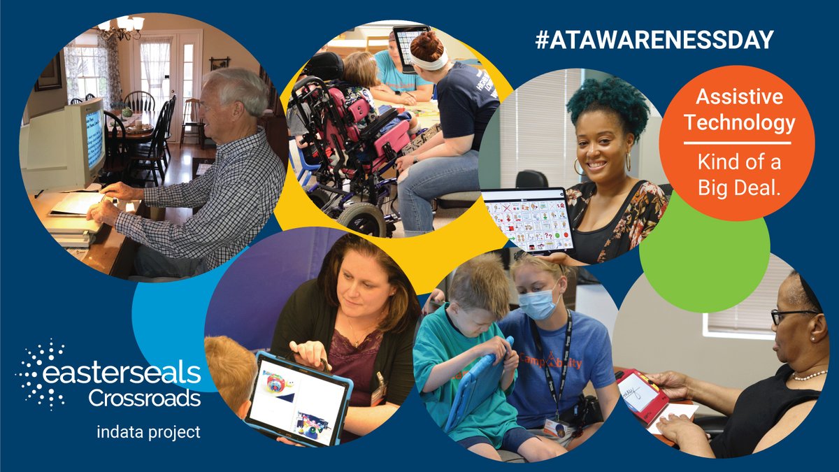 What’s the big deal about #ATAWARENESSDAY today, March 1?! Celebrating things that help people hear, read, walk, speak, type, write, eat, remember? Yep – Assistive Technology. It’s kind of a big deal! Today reinforces the need for continued funding for AT access and education.