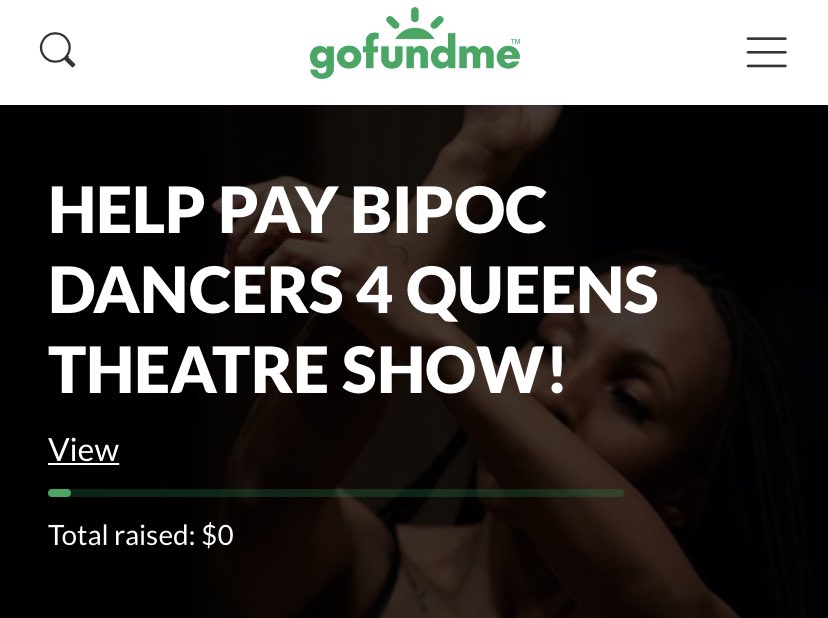 moveDIPR's tweet photo. HELP PAY BIPOC DANCERS 4 QUEENS THEATRE SHOW! https://t.co/0y7pvAOaQf
#moveDIPR https://t.co/H377DiAdg8