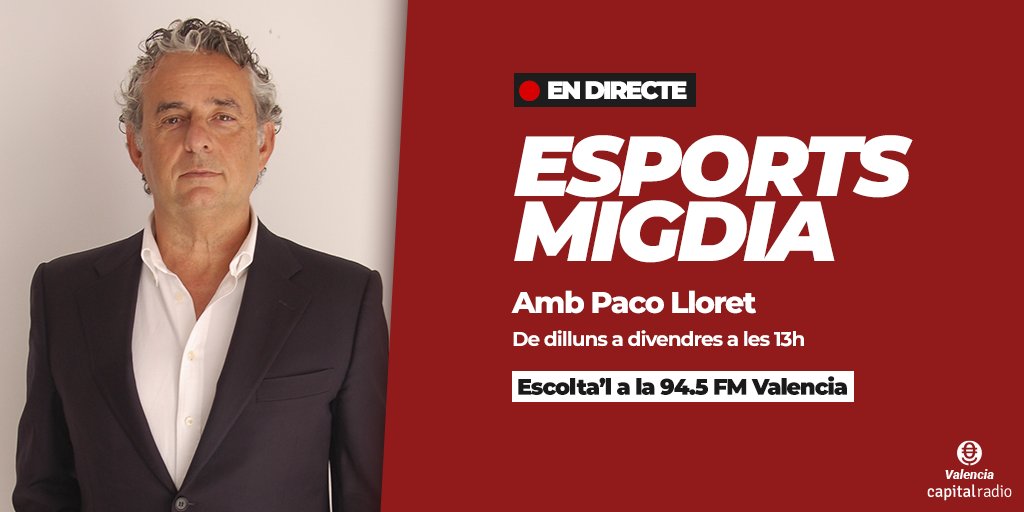 📻 #PODCAST Esports Migdia 01/03/2023 en <a href="/Capital_vlc/">Valencia Capital Radio</a> 

➡️ go.ivoox.com/rf/103904199

🦇🚌 Més detalls sobre el bus i previsió vs Osasuna
🗣 Anàlisi i opinió <a href="/pacolloret_/">Paco Lloret</a> <a href="/sergiogeaboix/">Sergio Gea</a>

🦇 L'anàlisi de <a href="/pauilaia/">Cayetano ros</a>

🏀 <a href="/DavidQuijal/">David Quijal</a>

🏃‍♀️<a href="/javierllombart/">javier llombart</a>, director <a href="/RunCancerVal/">RunCáncer Valencia</a>