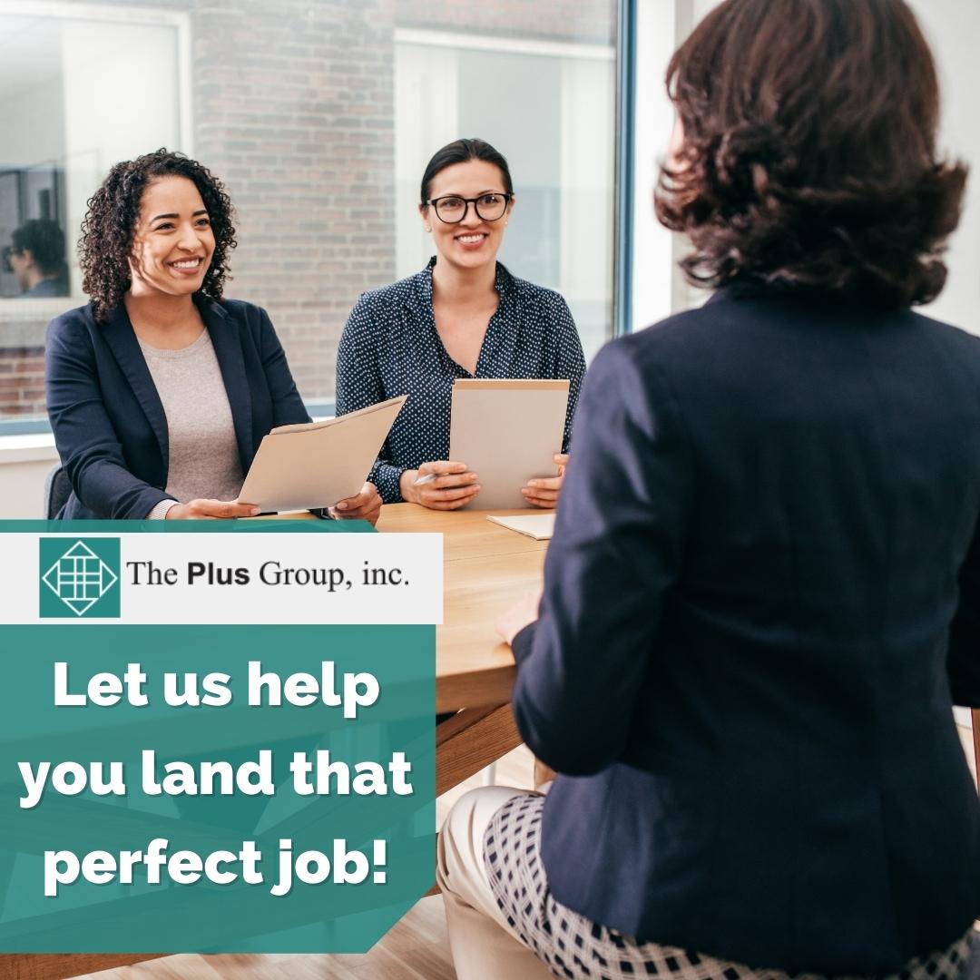 ThePlusGroup1's tweet photo. At The Plus Group, we have the resources to do things other firms can’t. Our number one priority is to help our candidates. Take the first step & check out our available jobs now! https://t.co/BTAqLGKrSH
#ThePlusGroup #CareerOpportunities #Hiring #GetBackToWork #Recruiting https://t.co/jokTFq4YZZ