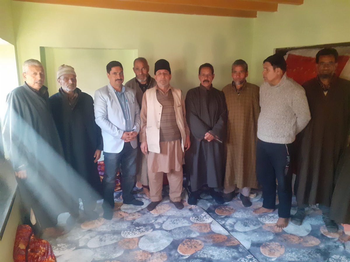 Public meeting in telwin Anantnag