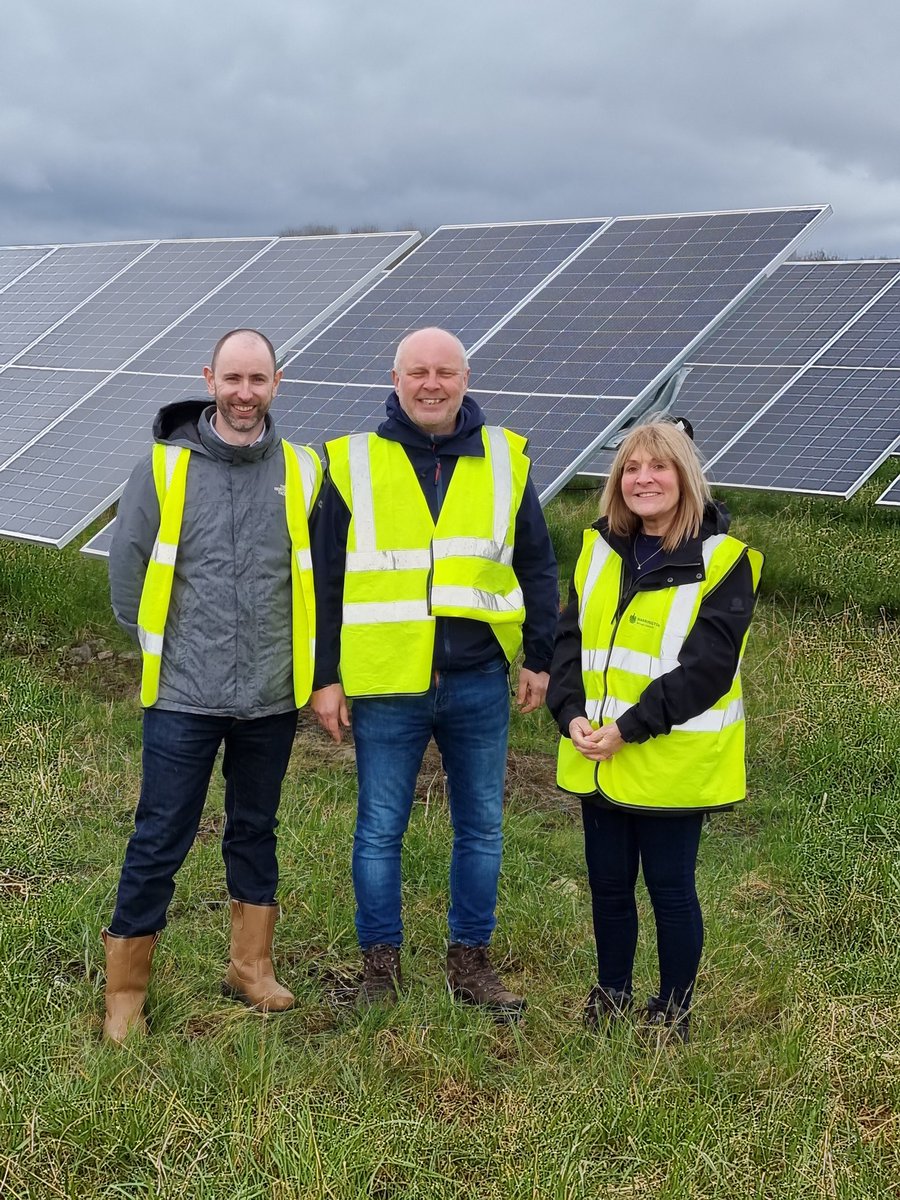 Excellent visit to <a href="/WarringtonBC/">Warrington Borough Council</a> Cirencester Hybrid Farm. Developed in partnership with <a href="/GRIDSERVE_HQ/">GRIDSERVE</a> with the latest solar PV &amp; battery storage technology, it will power the new electric buses for <a href="/WarringtonBuses/">Warrington's Own Buses</a>