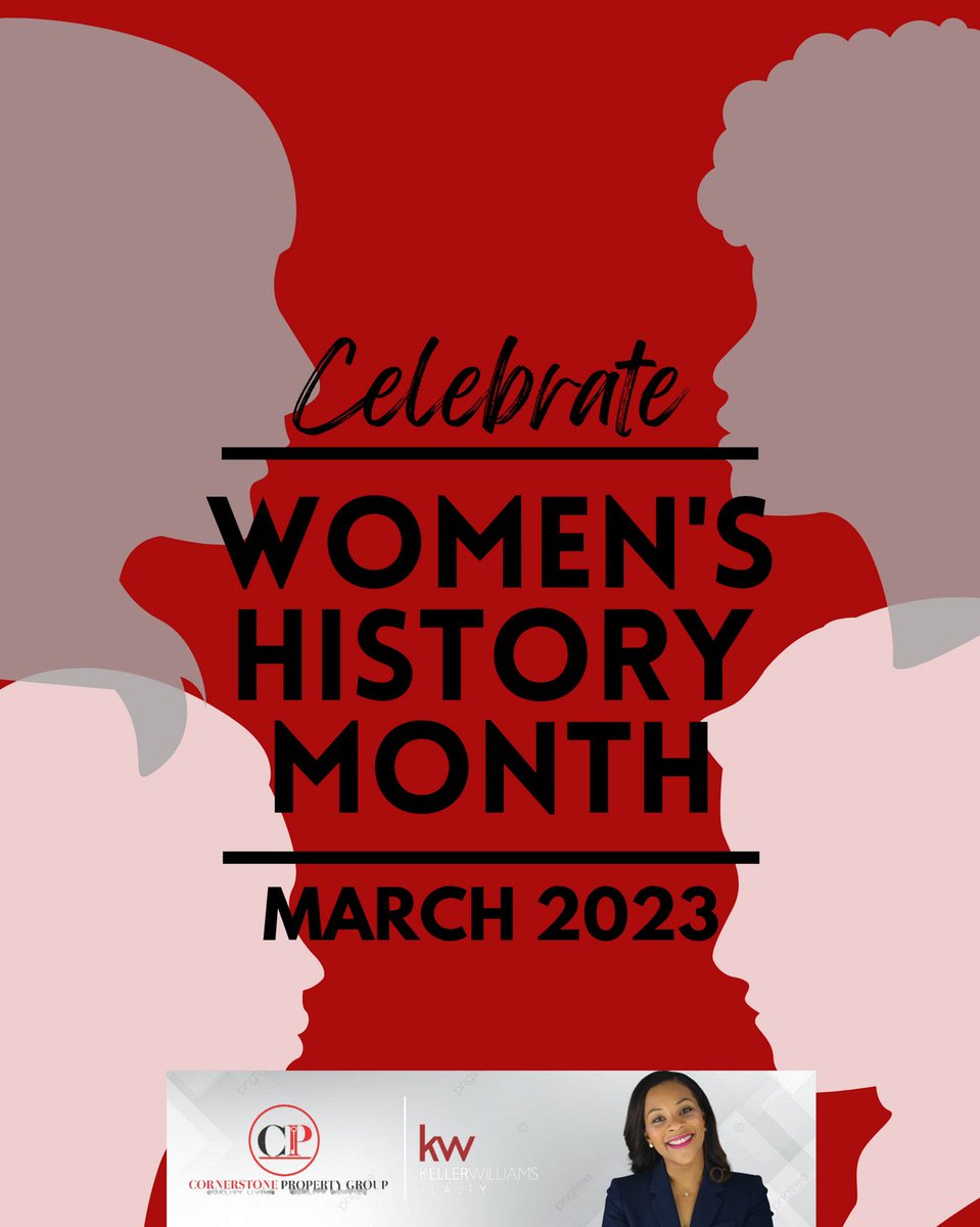 cpgrealtors's tweet photo. The commemoration began in 1978 as "Women's History day" in Sonoma County, California, and was championed by Gerda Lerner and the National Women's History Alliance to be recognized as a national week (1980) and then month (1987) in the United States.

#womenshistorymonth https://t.co/jOtwHnFZDo