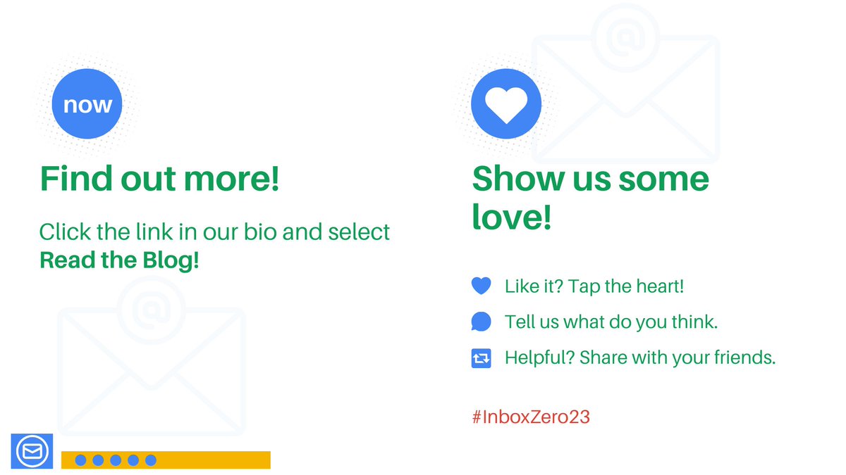 GCISDigital's tweet photo. 📍I read this blog so that you don't have to!
❓Are you an Everyday Emailer?
📧 Follow our series #InboxZero23 to tidy your tech mailbox!
• • •
‼️ Want more? Check the link in bio!
#GCISDigital #NTXDigital @GCISD @EdtechHeb @EdTechKISD @HubSpot @cambria_davies https://t.co/SJwhzeb7G4