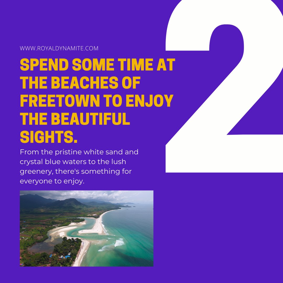 RoyalDynamite's tweet photo. Freetown is a great place to explore and experience a variety of different activities. Here are 3 things to do while in Freetown:

#Freetown #SierraLeond #beachlife #hiking #igtravel #instatraveling #landscapephotography #lovetotravel #tourism #travel #travelawesome #travelblog https://t.co/RrnvZ1jpuK