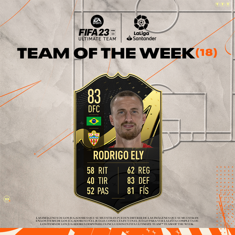 Para celebrar que <a href="/RodriElyOficial/">Rodrigo Ely</a> está en el #TOTW, sorteamos una camiseta y una bufanda ❤️🤍🙌🏼

Para participar:

👉🏼 Haz RT 🔃

👉🏼 Síguenos.

👉🏼 Sigue a @EASPORTSEsp.
 
✅ ¡Menciona a tus amigos para multiplicar tus opciones!

Consulta las BBLL aquí: epr.ms/3EIwMQh