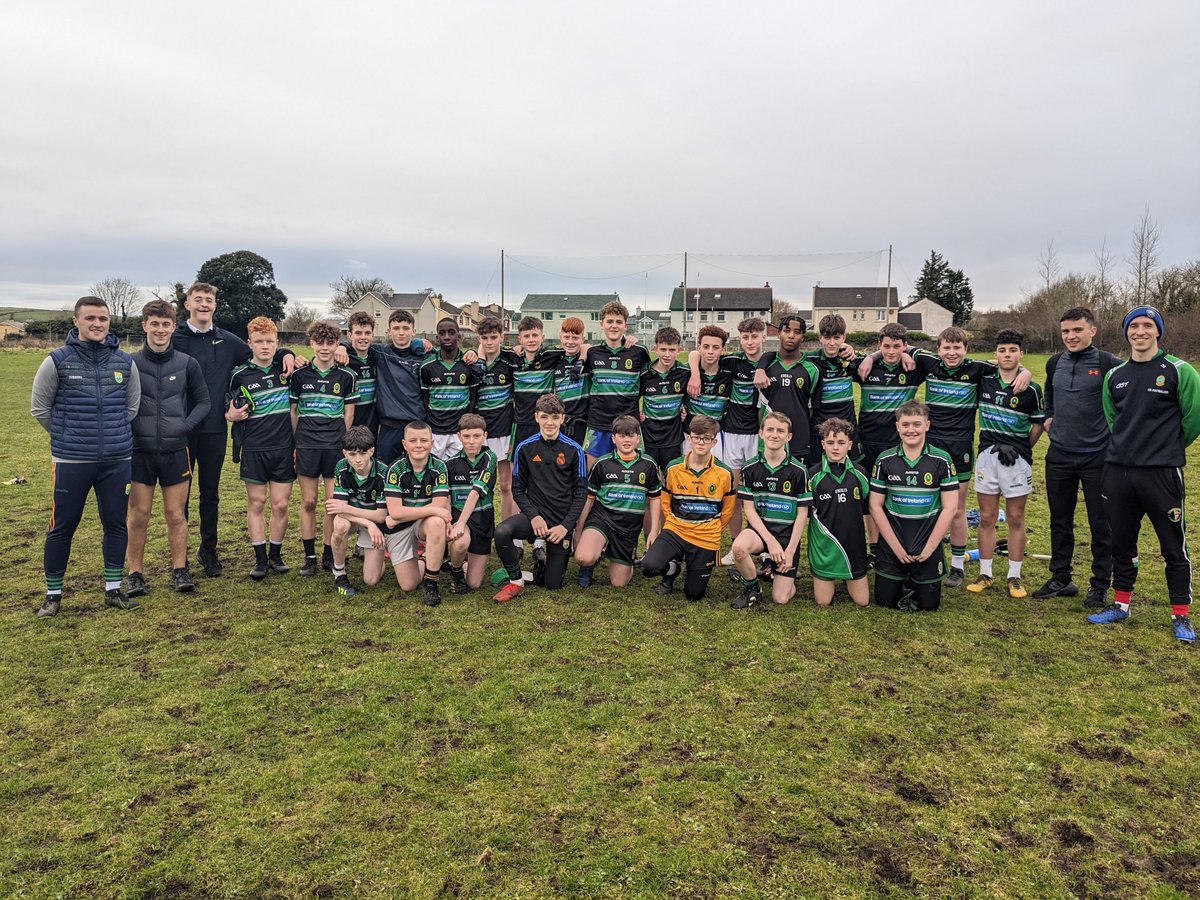 MounthawkMercy's tweet photo. Well done to the under 15 boys football team who defeated Causeway today on a scoreline of 6-11 to 2-5. They play St. Pat's of Castleisland next week in their final group game. https://t.co/zUcfiTbBaB