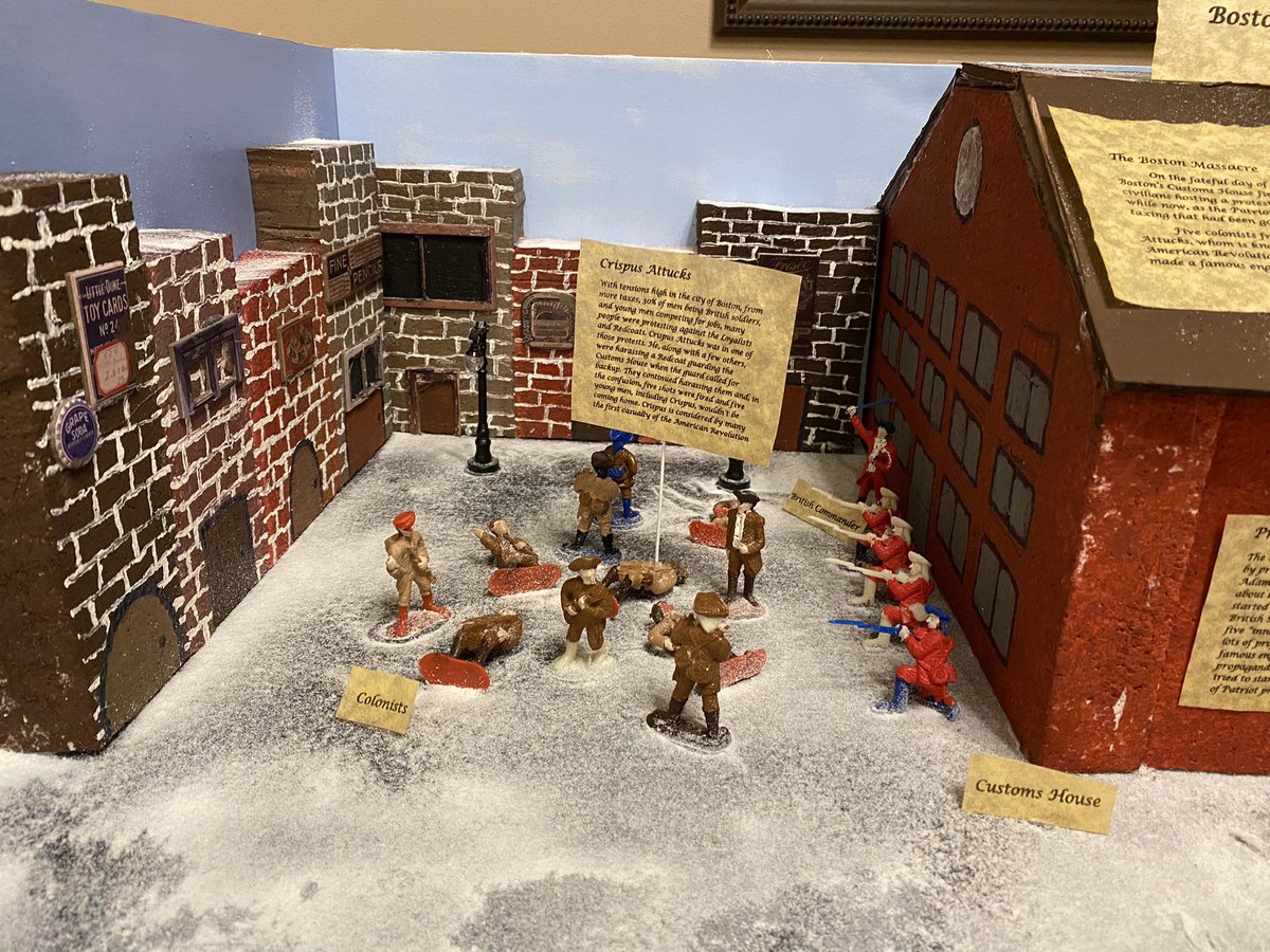 hetland_n's tweet photo. These 7th graders worked hard on their history project. It was fun to watch it come together #wcsflight https://t.co/9cATeb33gu