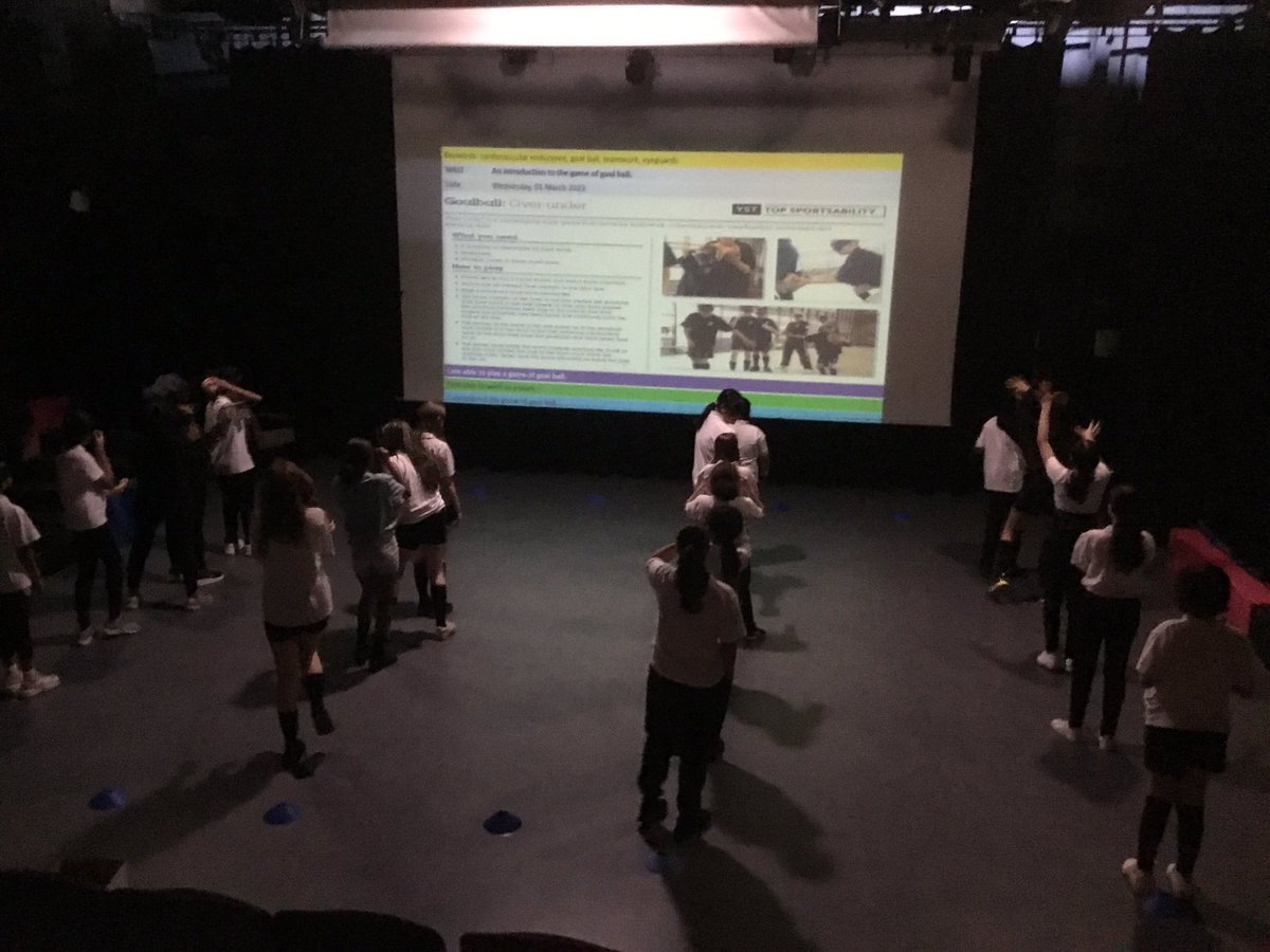 LostockPEdep's tweet photo. Goalball session in year 7 PE @lostockhigh https://t.co/qodKkk2JV1