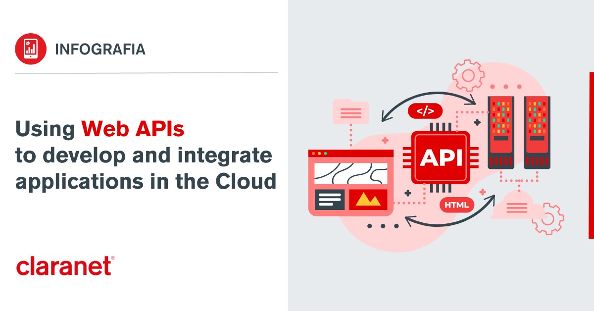 Claranet_PT's tweet image. As #webAPIs agilizam o desenvolvimento a partir da web, permitindo usar diferentes aplicações, plataformas e linguagens integradas na #Cloud.

Saiba como a oferta de #applicationsDevelopment da Claranet garante eficiência às organizações neste processo:  claranet.pt/blog/infografi…