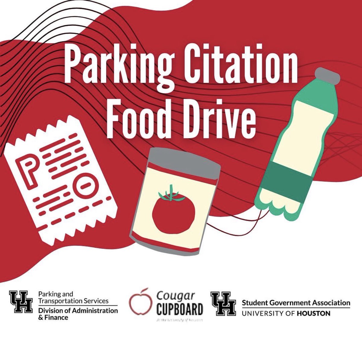 #UHPTS has partnered with the @uhsga to waive minor traffic violations when you donate 3 or more nonperishable food items. 

All donations will be given to the good people down at @uhcupbrd !!

Contact @uhsga for more information.