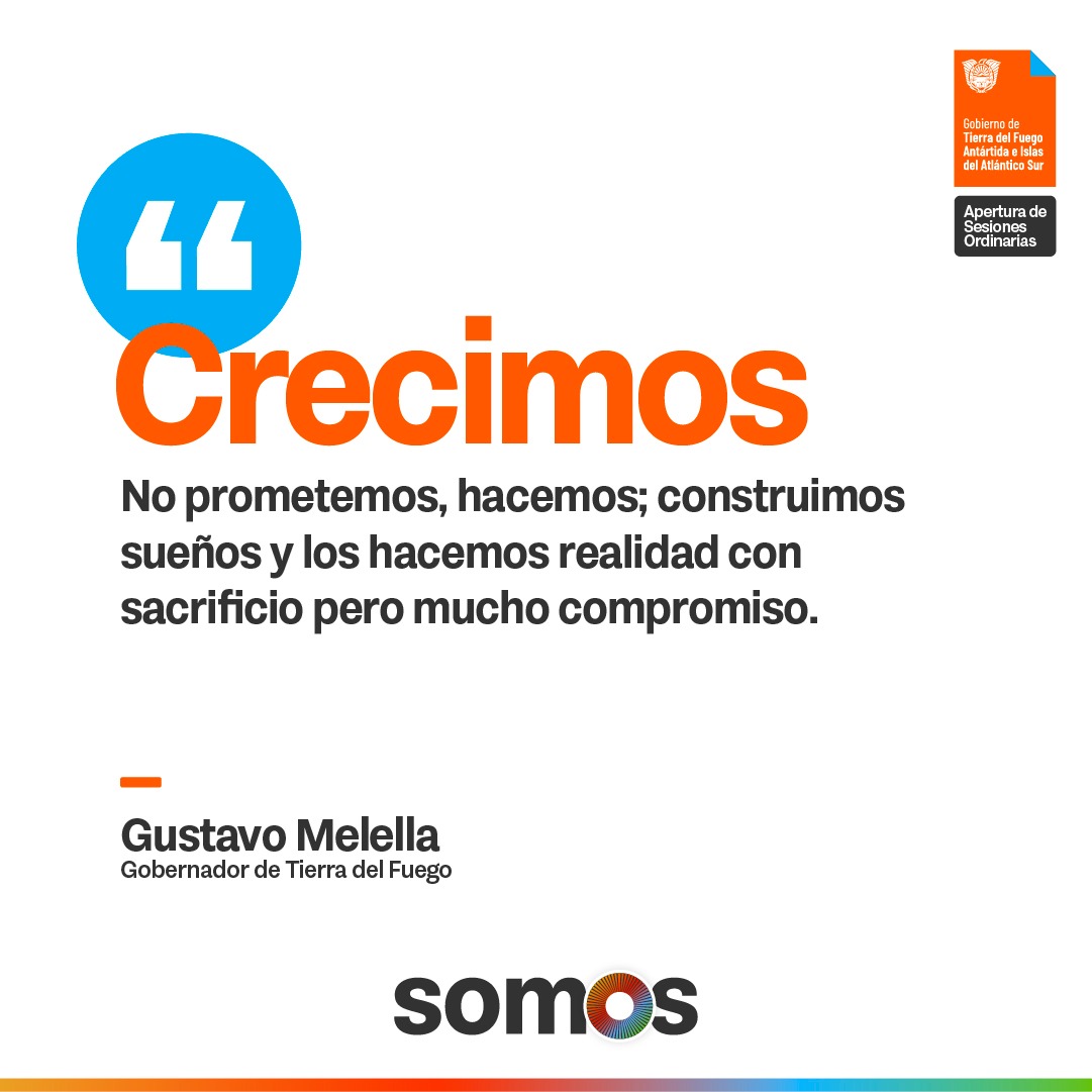 <a href="/gustavomelella/">Gustavo Melella</a> 🗣️ "No prometemos, hacemos" ⬇️
