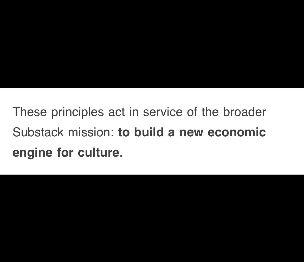 suchitasalwan's tweet photo. Love @substack’s articulation of their mission https://t.co/7RTiAZ67XL