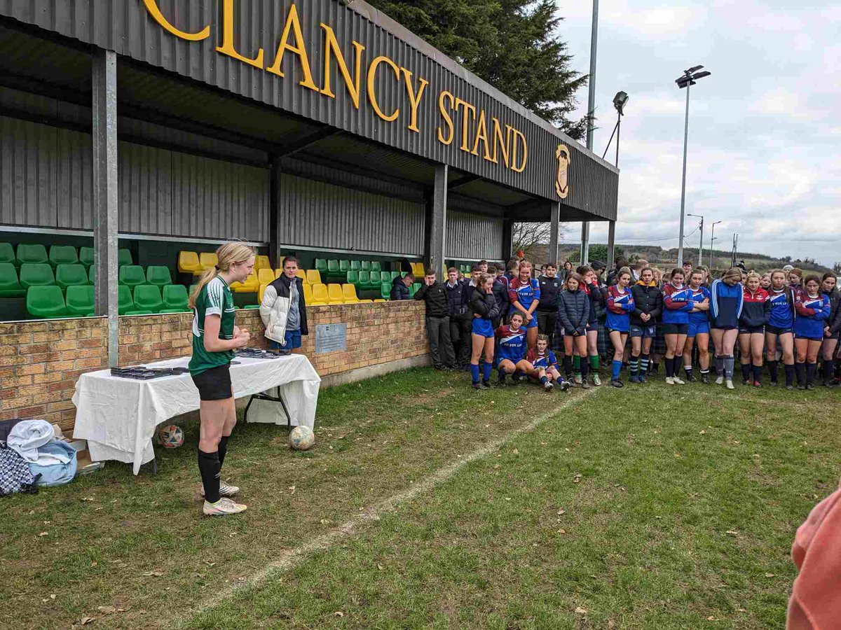 smincw's tweet photo. Super win for our U17 girls soccer team clinching a dramatic victory in the Munster Cup over a resilient Rathkeale team 👏👏👏
Best of luck in the All Ireland semi final girls!

More photos from the match can be found at 
https://t.co/OIa9mj7qvH https://t.co/NWuLATXeD2