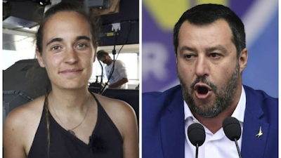 viaggrego's tweet photo. #Schiaffone alla tedesca #Rackete: la #Giunta del #Senato Nega l’#Autorizzazione a #Procedere contro #Salvini! https://t.co/TkFRSbXSaj https://t.co/sFMqq0w2bY