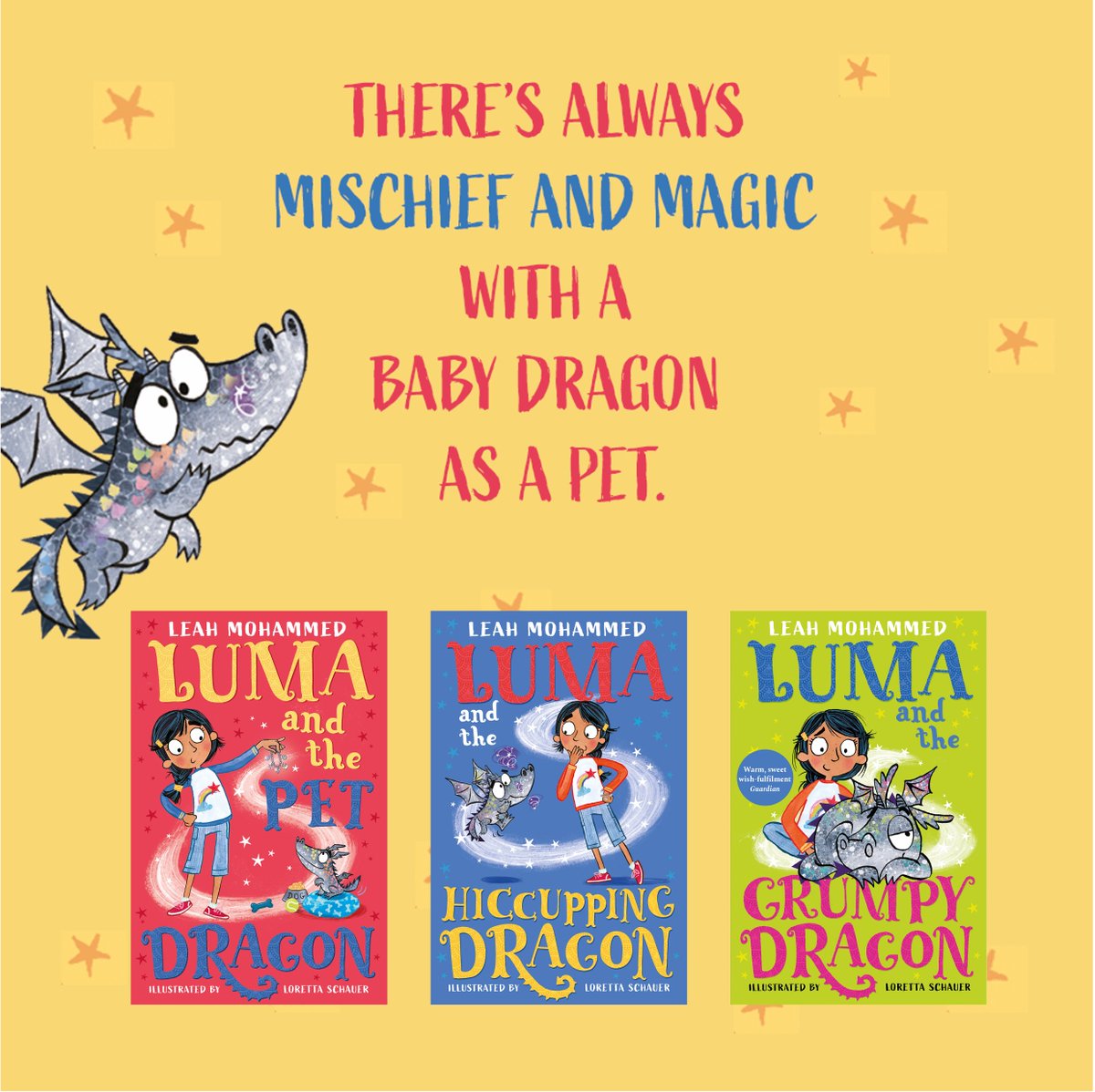 #GIVEAWAY to celebrate #PassthePen and @WorldBookDayUK I’m giving away 5 sets of #LumaandthePetDragon books. To enter – like, follow, retweet AND TAG a teacher/librarian. Closes 11.59pm 08/03/2023. UK only. Good luck! @BookTrust