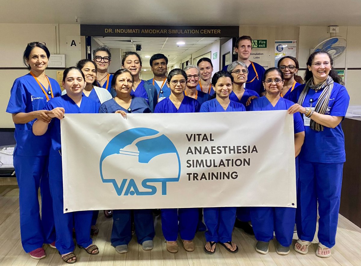 wfsaorg's tweet image. Happy to see Vital Anaesthesia Simulation Training (VAST) return to India 🎉 #Pune

The first VAST Course in the region following the pandemic 👇

@LaerdalMedical @VASTLearning @ISANHQ 

#VASTCourse #WFSA