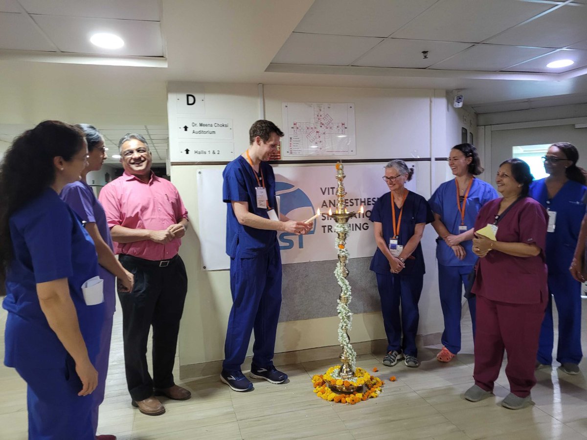 wfsaorg's tweet image. Happy to see Vital Anaesthesia Simulation Training (VAST) return to India 🎉 #Pune

The first VAST Course in the region following the pandemic 👇

@LaerdalMedical @VASTLearning @ISANHQ 

#VASTCourse #WFSA