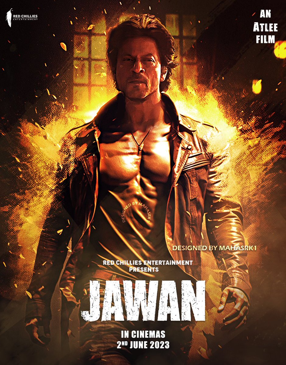Ind_RAM_'s tweet photo. #Exclusive Fan made Poster of #ShahRukhKhan's next Movie #Jawan. ✨🔥😍😍

@iamsrk @Atlee_dir @RedChilliesEnt @pooja_dadlani @KarunaBadwal #ShahRukhKhan #SRKians #KingKhan #KinglsBack #SRK #PathaanATBB

Designed by @MahaanSRK ✨🔥 https://t.co/qp5UnHeFHE