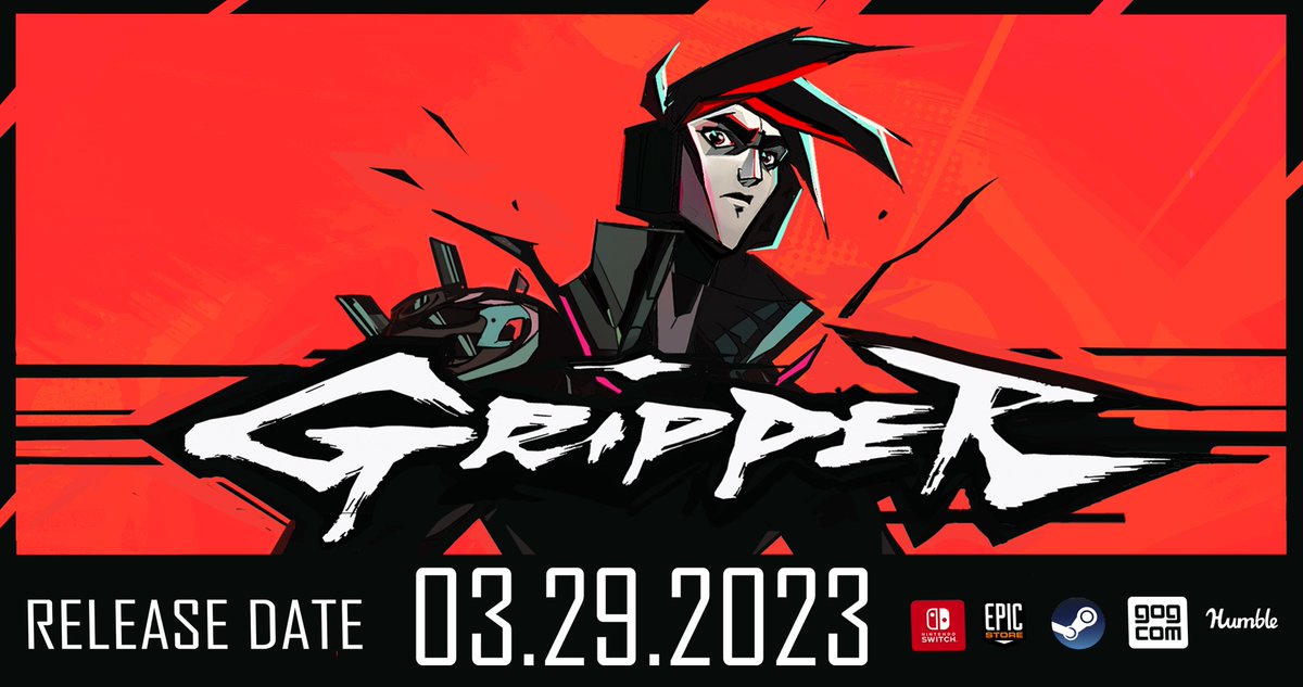 Gripper_action's tweet photo. Heeey, we are ready to announce THE RELEASE DATE - MARCH 29TH, 2023! Gripper is ready on Nintendo eShop, Steam and Epic Store for your wishlists!

#indiegames  #indiedeveloper #IndieGameDev #gamedeveloper #pcgames #NintendoSwitch #Steam https://t.co/KGtNEwPXrv