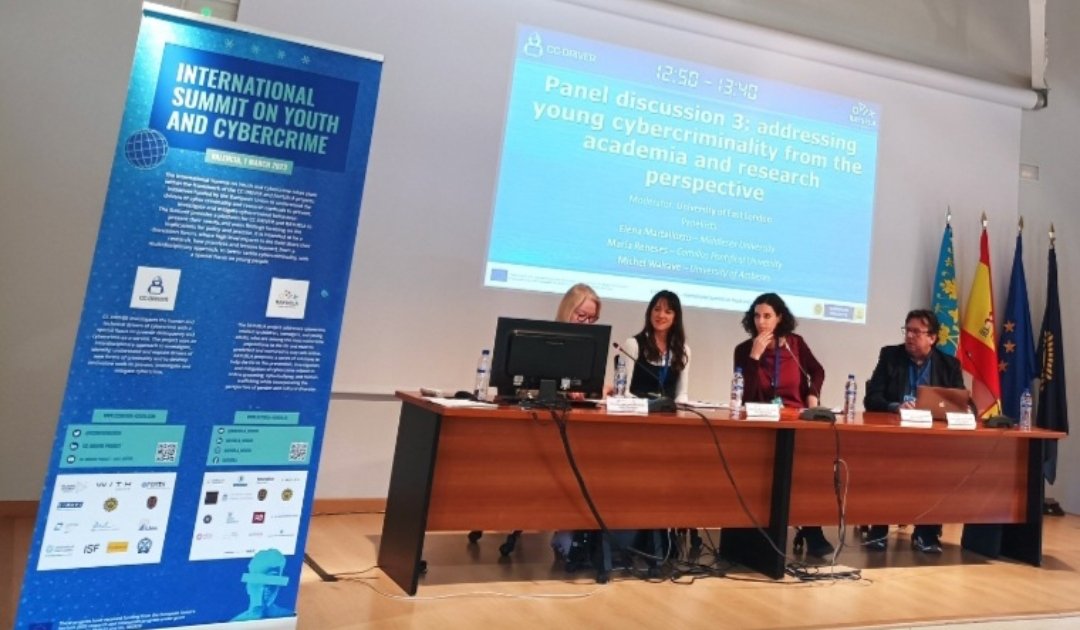 Michel Walrave (@michelwalrave) on Twitter photo Great to collaborate in the #InternationalYouthnCybercrimeSummit presenting research findings on adolescents'victimzation & perpetration of #cybercrime A great collaboration with <a href="/JuliaDavidson13/">Prof Julia Davidson OBE</a> <a href="/maryCyPsy/">Prof. Mary Aiken</a> <a href="/_k_phillips/">Kirsty Phillips</a> <a href="/ruby_r_farr/">Dr. Ruby Rosemary Farr PhD</a> <a href="/E_Martellozzo/">Dr Elena Martellozzo</a> <a href="/ainul_hanafiah/">Ainul N Hanafiah</a> <a href="/CcdriverH2020/">CC-DRIVER H2020</a> Great to collaborate in the #InternationalYouthnCybercrimeSummit presenting research findings on adolescents'victimzation & perpetration of #cybercrime A great collaboration with <a href="/JuliaDavidson13/">Prof Julia Davidson OBE</a> <a href="/maryCyPsy/">Prof. Mary Aiken</a> <a href="/_k_phillips/">Kirsty Phillips</a> <a href="/ruby_r_farr/">Dr. Ruby Rosemary Farr PhD</a> <a href="/E_Martellozzo/">Dr Elena Martellozzo</a> <a href="/ainul_hanafiah/">Ainul N Hanafiah</a> <a href="/CcdriverH2020/">CC-DRIVER H2020</a>