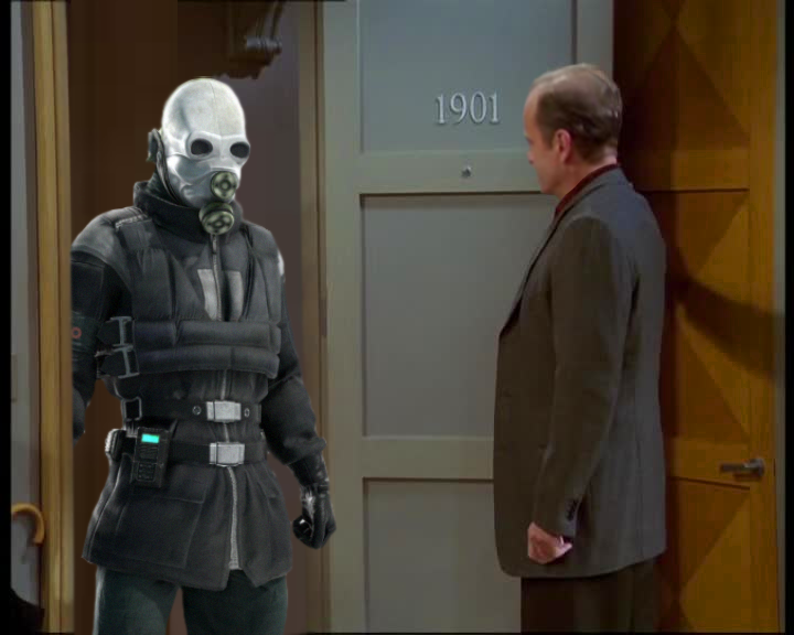 frasier looking at video games on Twitter