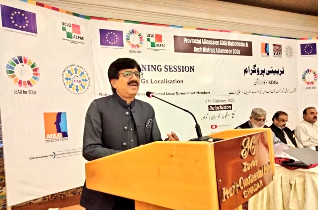 LEAD4SDGs's tweet photo. ๐ช๐๐๐๐๐๐๐: and, @chanwarhussain CEO, @ADLGNews briefed the members about the planning at the local level keeping in view the technical issues related to the transfer of funds at the grassroots level and the role of provincial finance commission.
#lead4sdgs https://t.co/Dk04o5WnGR